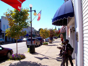Downtown Harbor Springs near our Vacation Rental